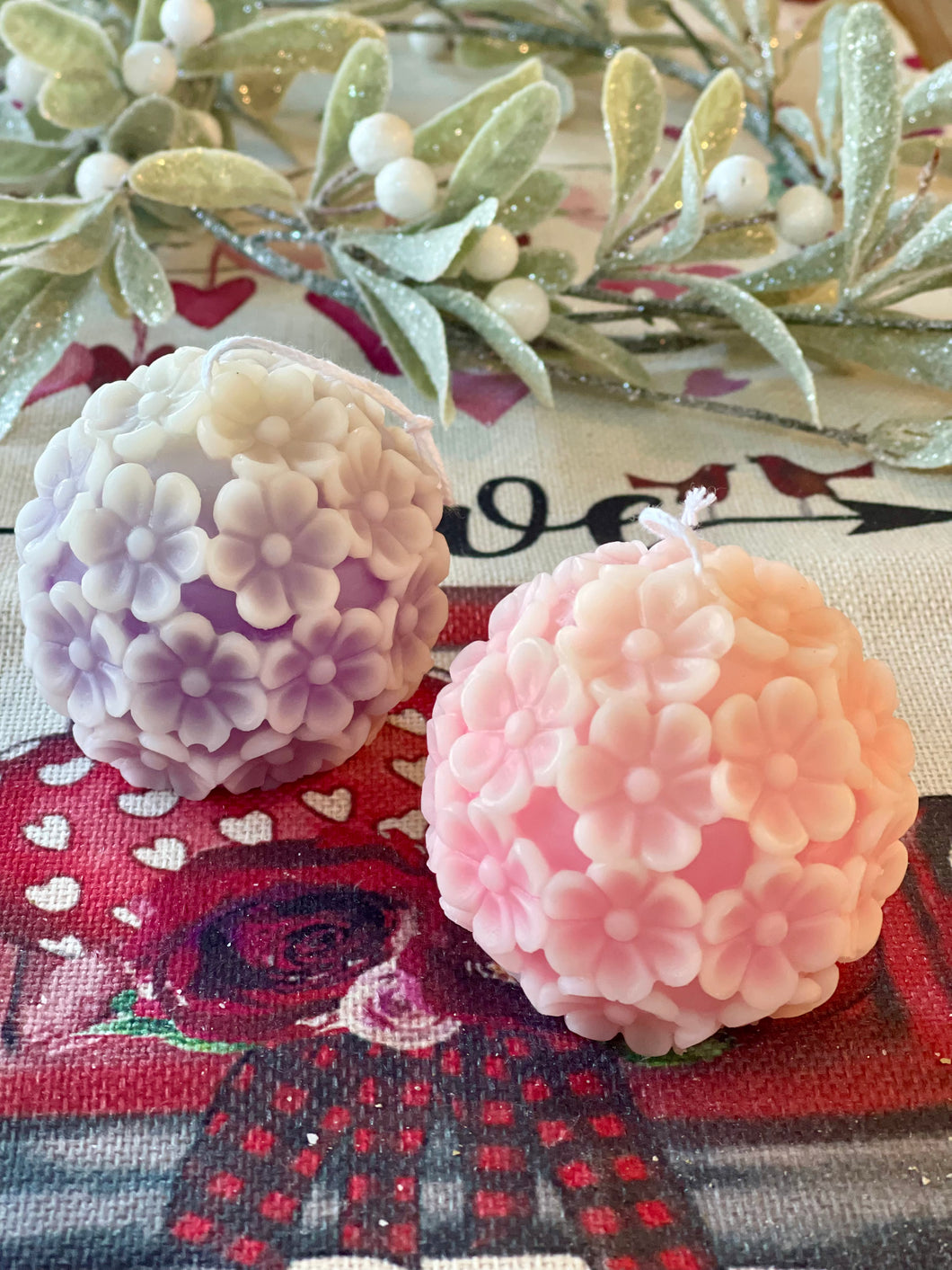 Flower Ball Candle